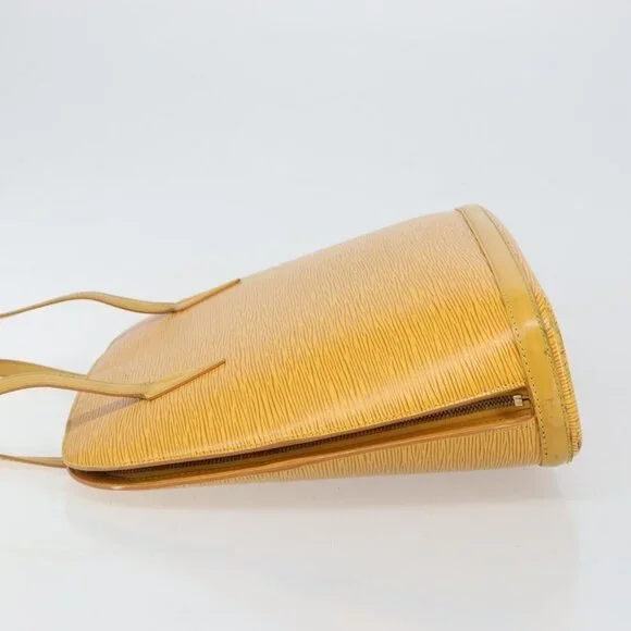 Authentic LOUIS VUITTON Epi Lussac Shoulder Bag Yellow M52289 LV - Picture 5 of 16